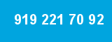 919 221 70 92